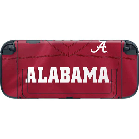 University of Alabama Maroon Jersey Nintendo Switch 2 (2025) with Joy-Con Skin
